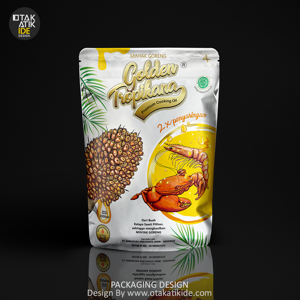 Jasa Desain Kemasan Minyak Goreng - Otakatikide | Jasa Desain Logo