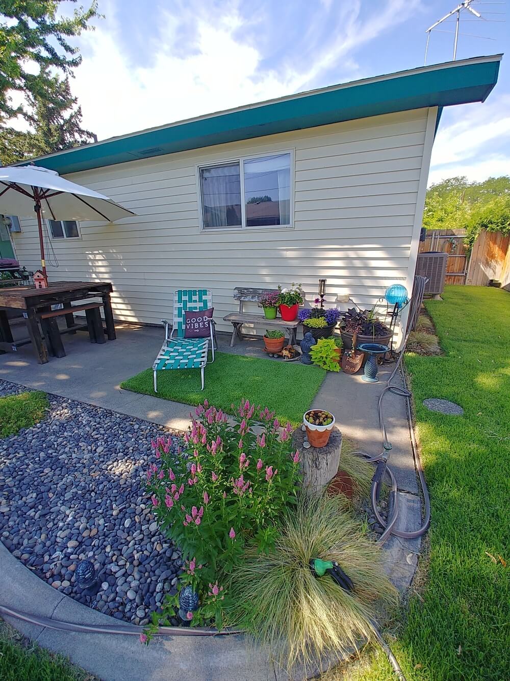How to Design a Long Narrow Patio Little Vintage Cottage