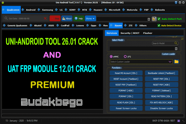 Uni-Android Tool and FRP Module Crack