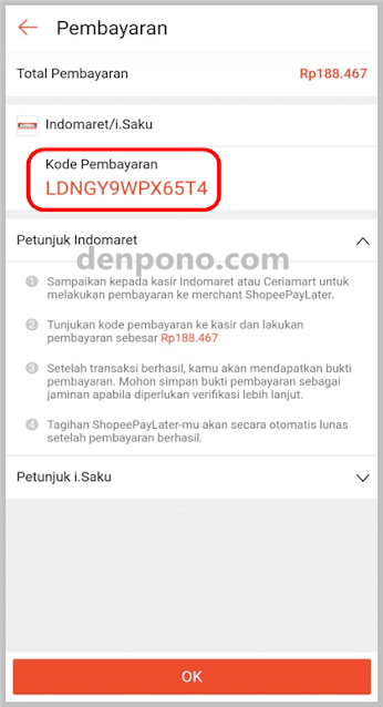 Cara Bayar Cicilan Shopee di Indomaret dan Alfamart