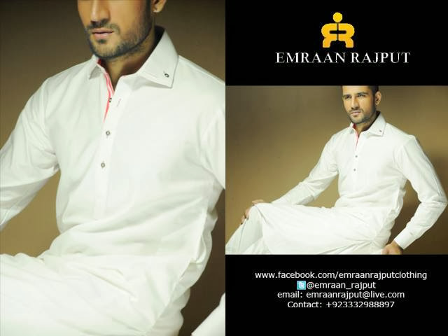 Emraan Rajput Men Casual & Party Wear Kameez Shalwar 2014 ...