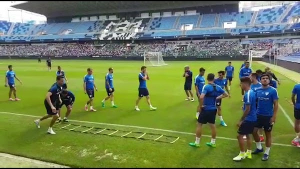 El Málaga entrenará por Reyes en La Rosaleda