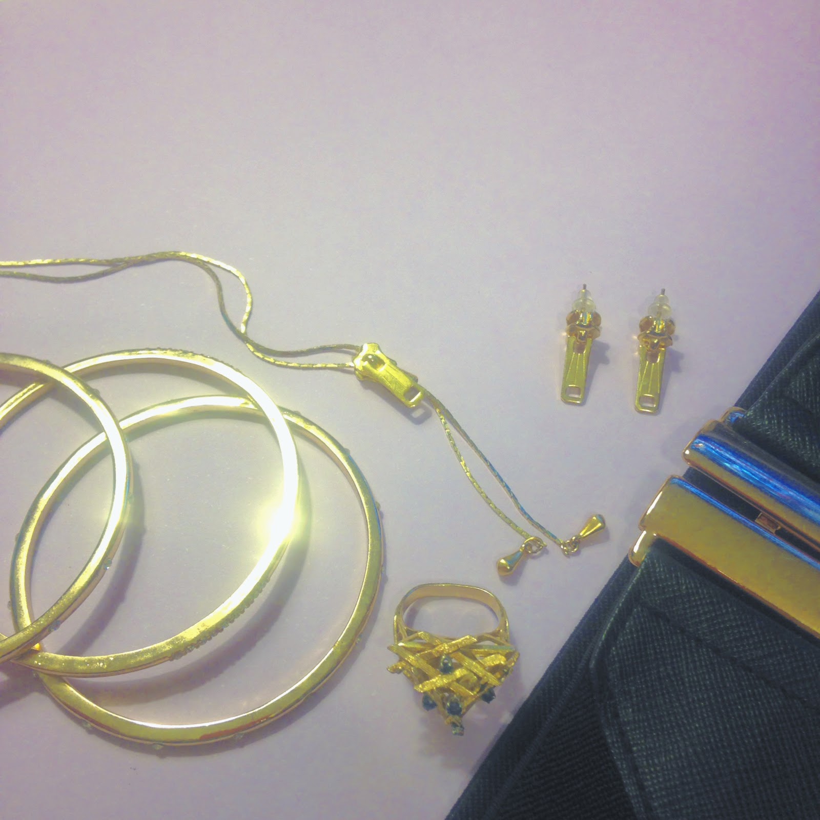 What I Wore Today (wiwt) Zip It Up! Ideas for wearing cute gold