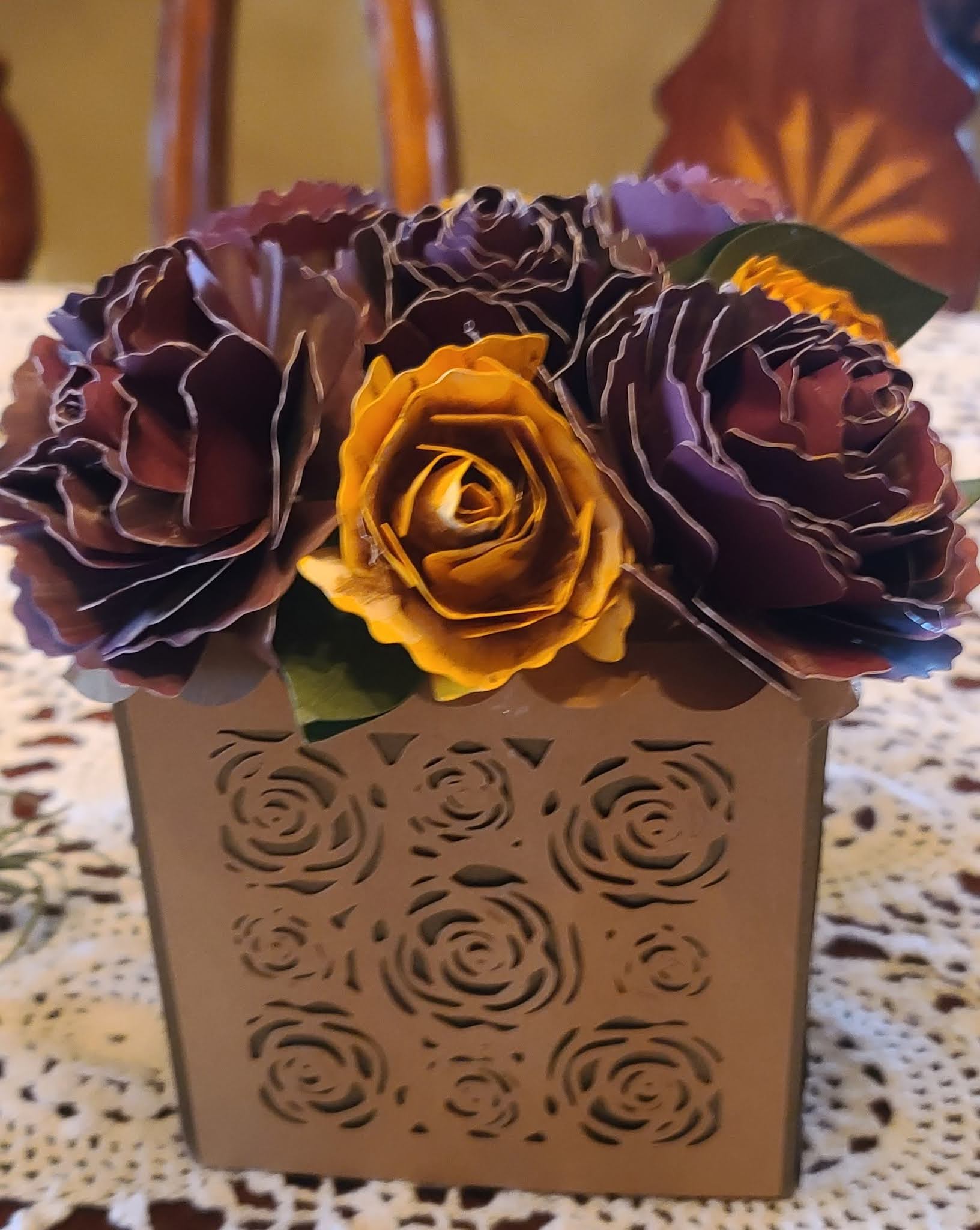 Fields Of Heather Painting Paper Flowers A Cricut Project