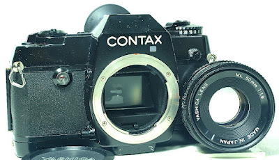 Contax 137 MA Body #590, Yashica ML 50mm 1:1.9 #214