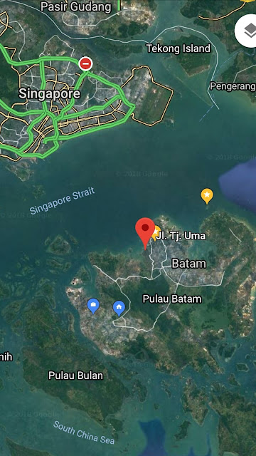 Peta ke Tanjung Uma