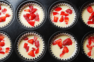 Muffins aux fraises (sans gluten)