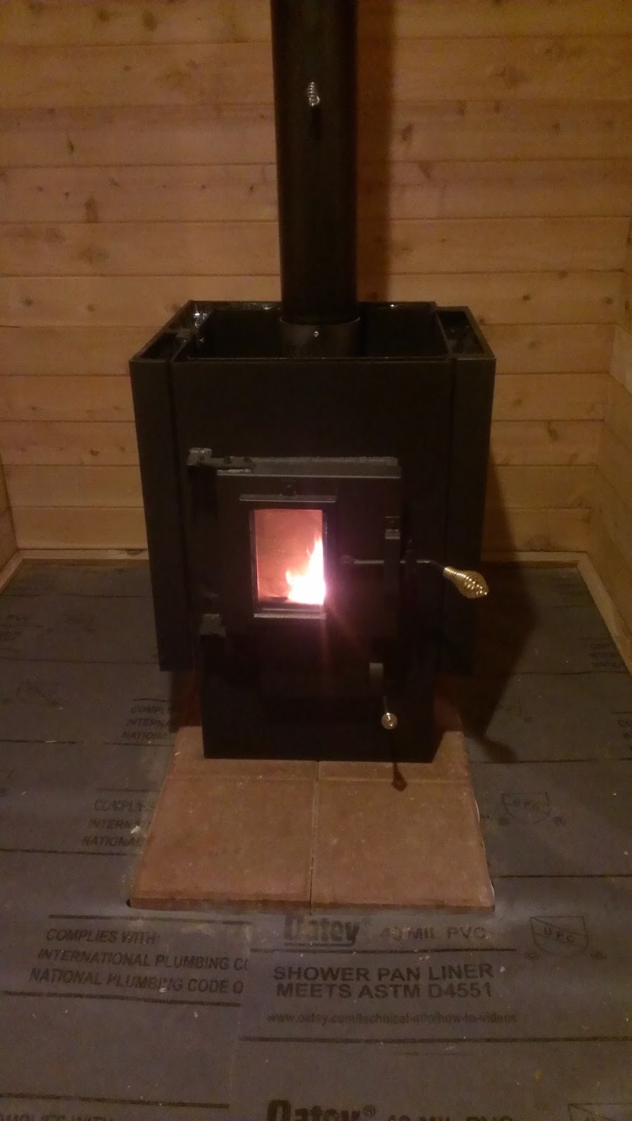 Outdoor Sauna Build How I Built My Wood Fired Sauna Hooking up the