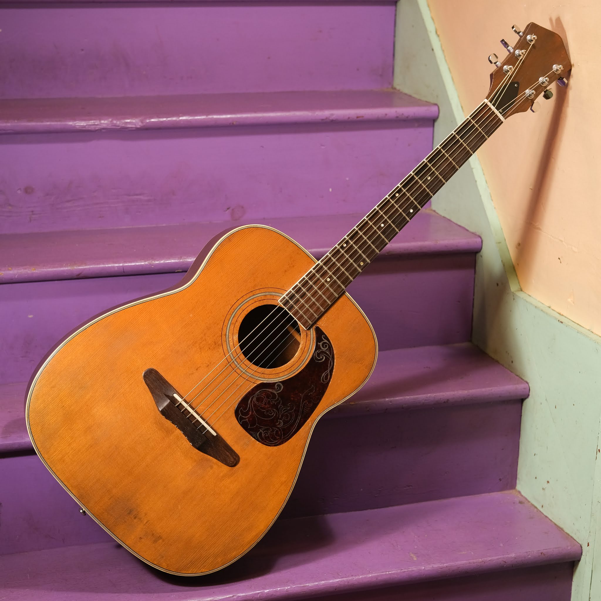1960s Harmony H1260 Sovereign Jumbo Guitar (Refinished)