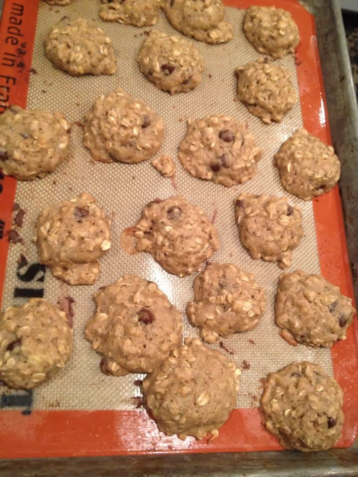 My Salty Kitchen Oatmeal Banana Bread Cookies