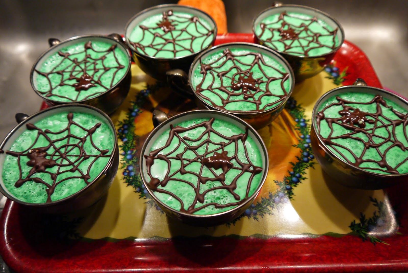 Cafè Bjerkli Halloween panna cotta