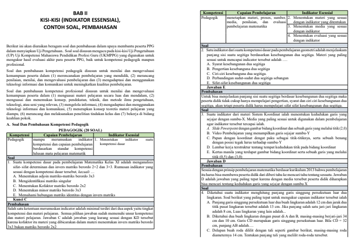 Download Latihan Soal UP UKMPPG PPG 2021 PPG Daljab 2021