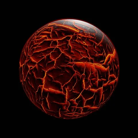 Corot 7b Lava planet