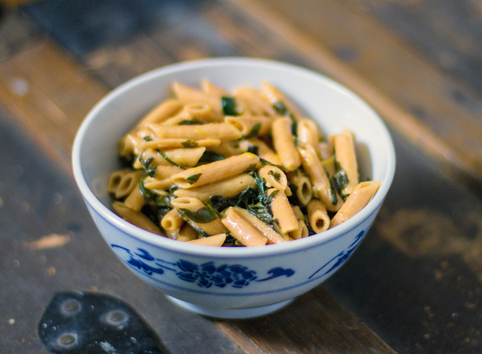Lemon Butter Penne with Chard » Local Food Rocks