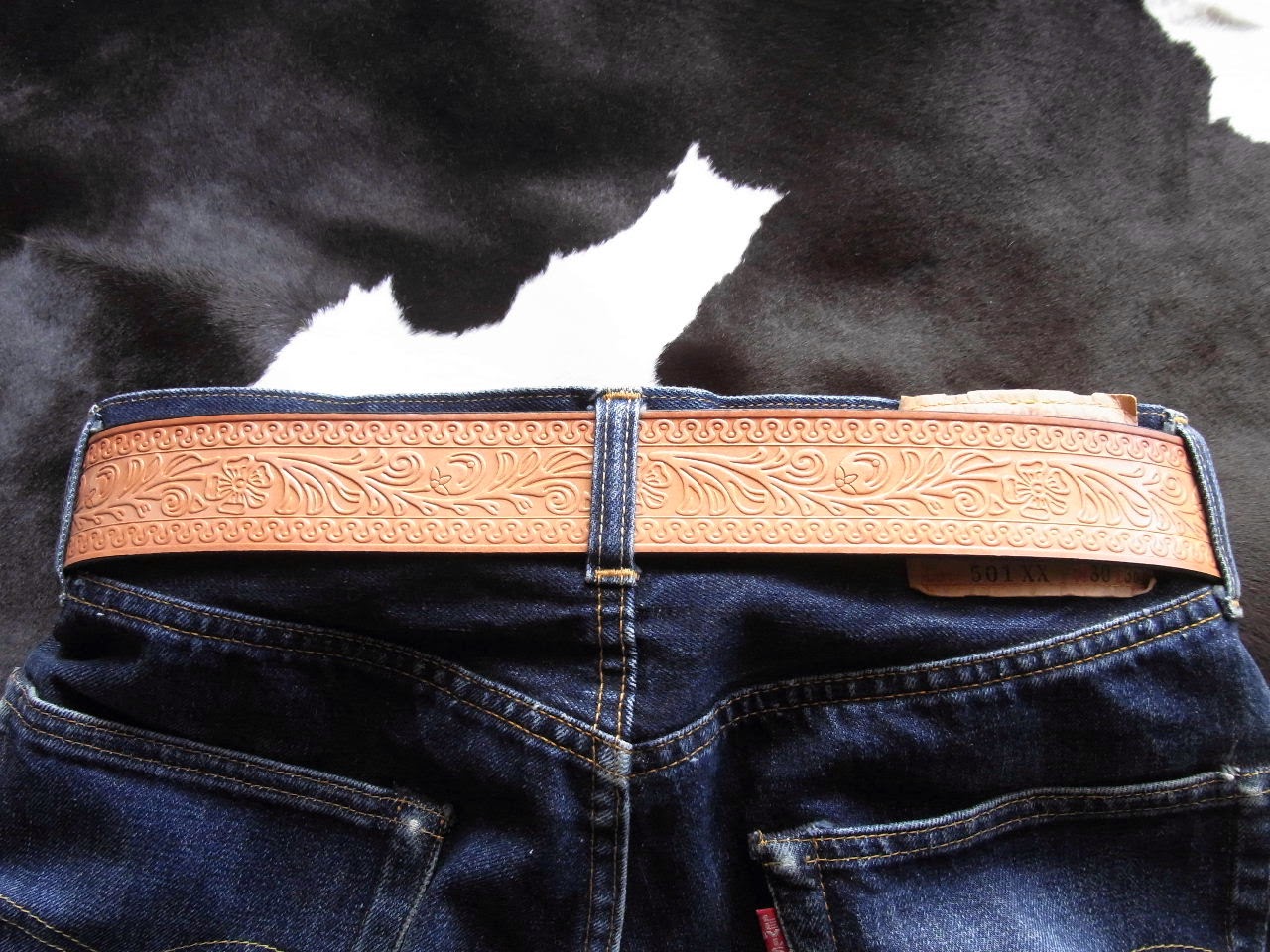 ACE WESTERN BELTS VINTAGE STYLE WESTERN BELT