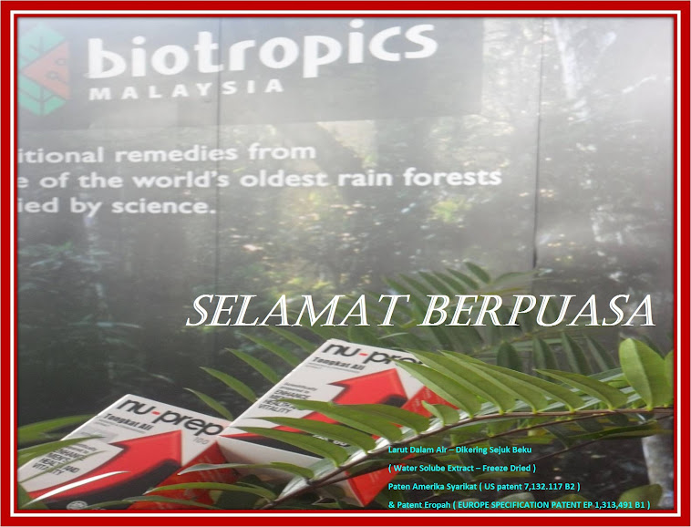 SELAMAT BERPUASA-Tulus Ikhlas, Biotropics Malaysia Berhad 'Bertenaga Menuju - Pembangunan Ummah'.