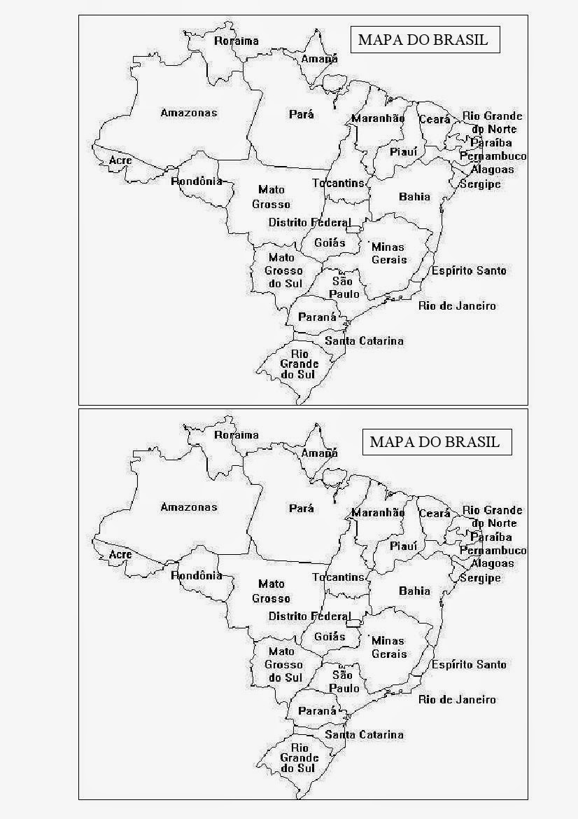 Mapas do Brasil Desenhos Para Colorir Colorir Desenhos Para Colorir