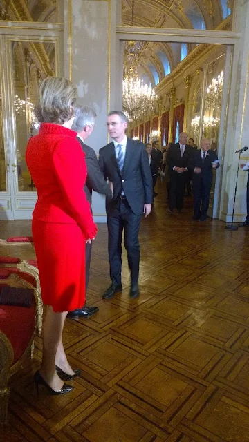 King Philippe of Belgium and Queen Mathilde of Belgium hosted the second New Year’s reception