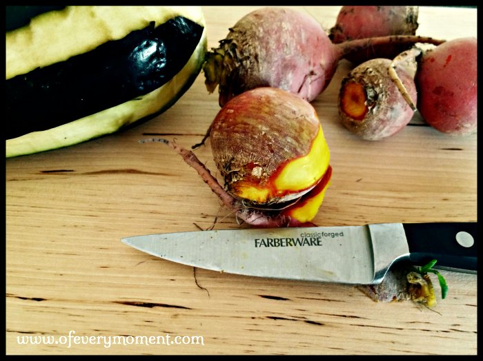 Roasted Golden Beets and Eggplant Recipe the most of every moment