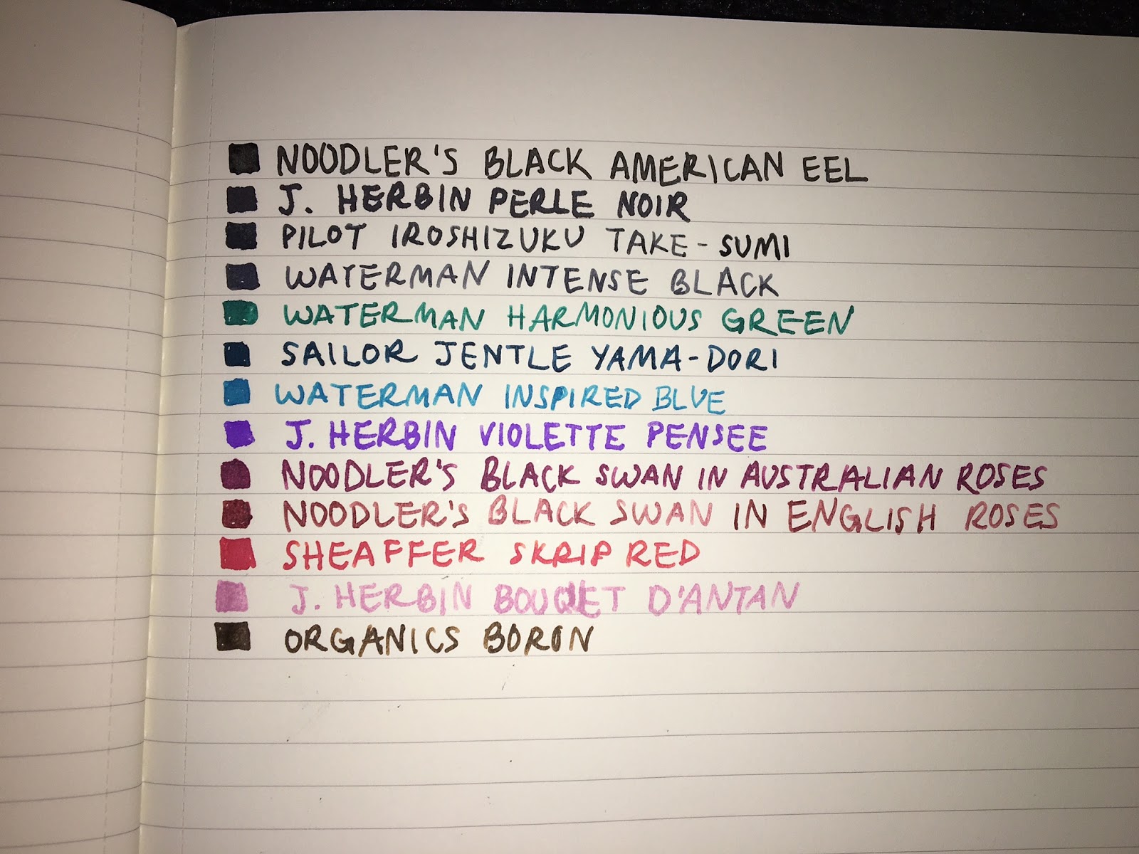 Costco Moleskine Cahier Journal Review and Fountain Pen Ink Test