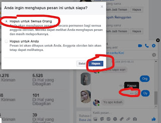 Di terapkan Tarik Pesan di HP juga bisa