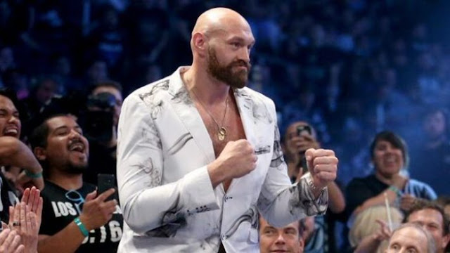 Tyson Fury pode estar descartado pela WWE para enfrentar Brock Lesnar na WrestleMania