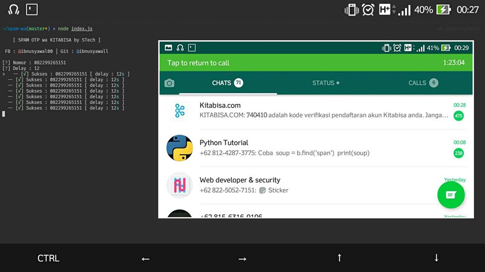 whatsapp spammer tool by ibnusyawal