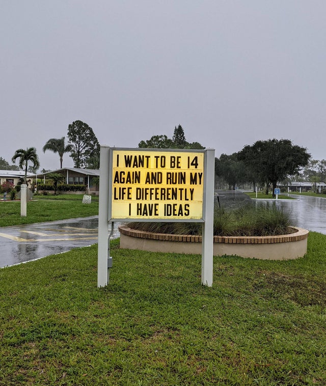This sign at the entrance of retirement community (Picture) STATIONGOSSIP