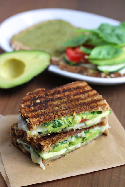 Vegan Zucchini, Avocado Grilled Cheese Vegan Zucchini, Avocado Grilled Cheese