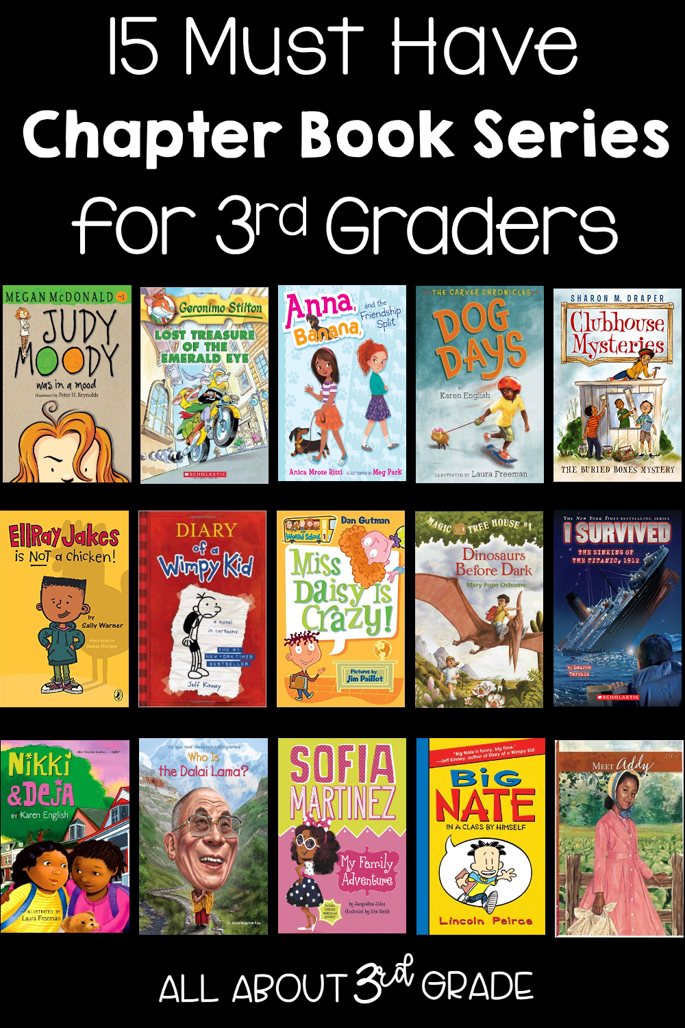 biography chapter books for 3rd graders