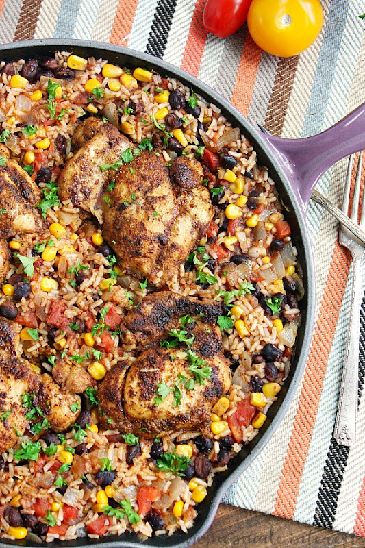 One Pot Chicken and Mexican Rice Recipe My Favorite Recipes