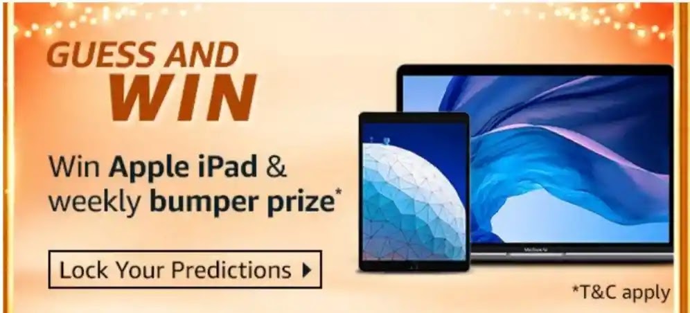 Amazon FUNZONE T20 FEVER GUESS AND WIN