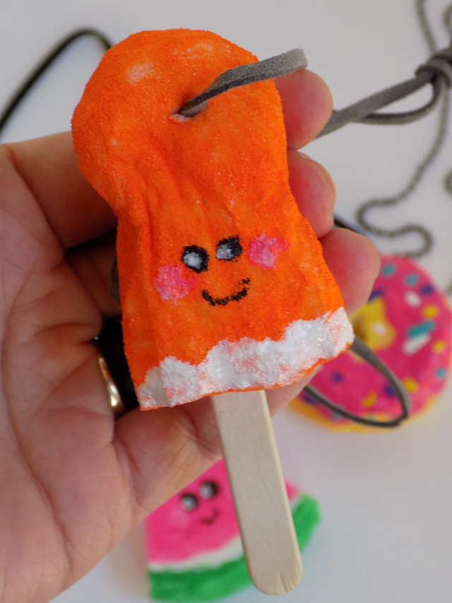 One Savvy Mom ™ NYC Area Mom Blog DIY Squishies Necklaces + How To