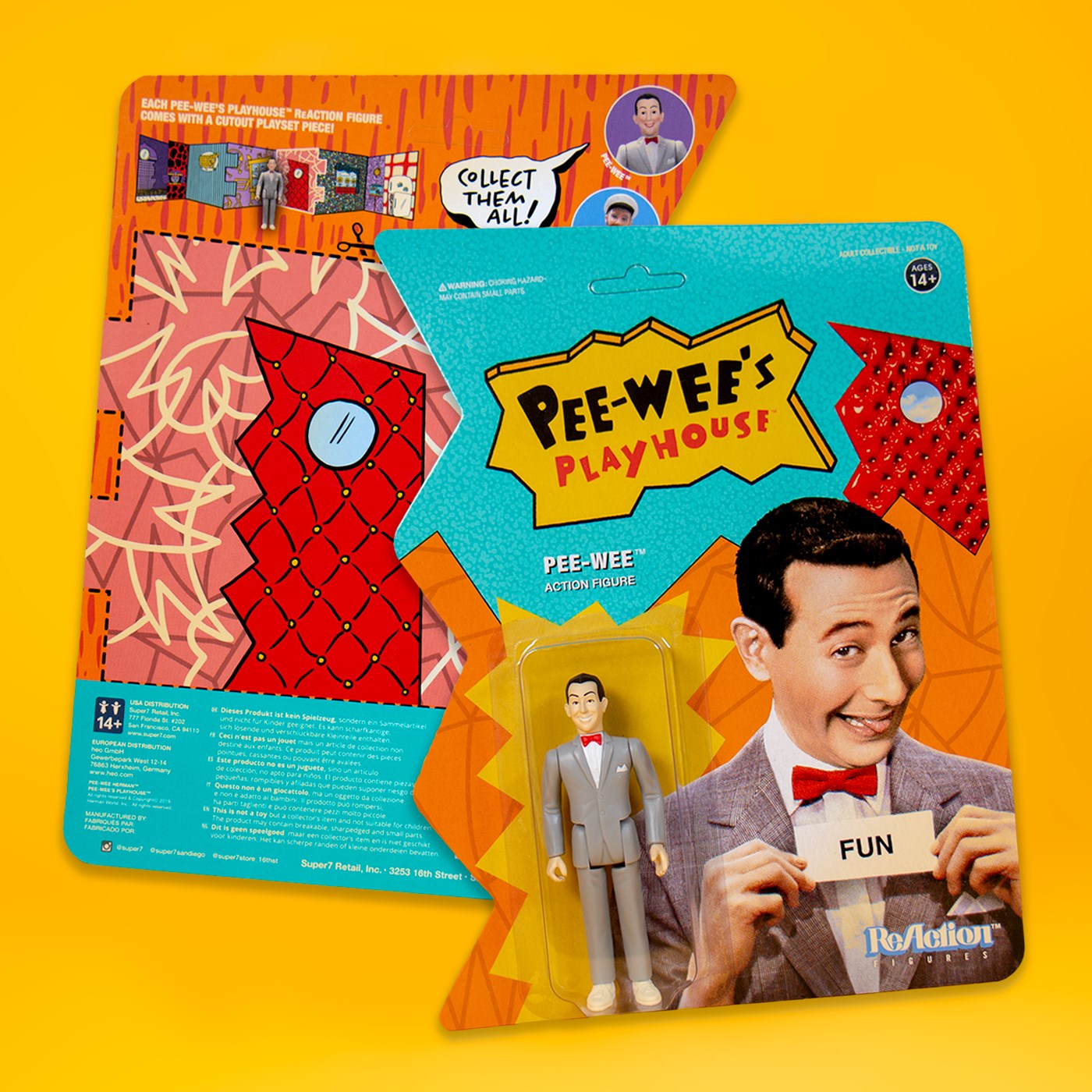 Up for preorder: Pee-Wee's Playhouse Reaction figures! 