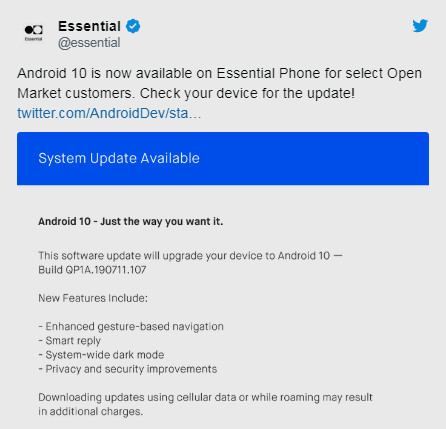 إطلاق أندرويد 10 Q رسمياً تعرف علي اهم المزايا والهواتف التي حصلت عليه