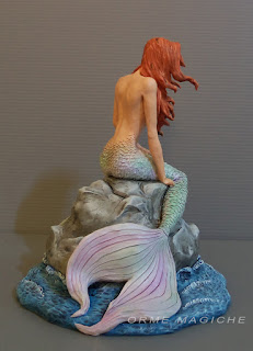 statuette realizzate da schizzi e disegni cake topper tema sirene milano orme magiche