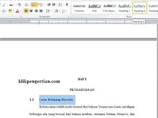 Cara Cepat Membuat Daftar Isi Otomatis dan Rapi Cara Cepat Membuat Daftar Isi Otomatis dan Rapi