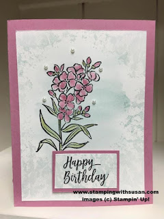 Stampin' Up! Southern Serenade Watercolor Aqua Painter Shimmery white Cardstock