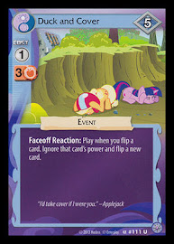 My Little Pony Duck and Cover Premiere CCG Card