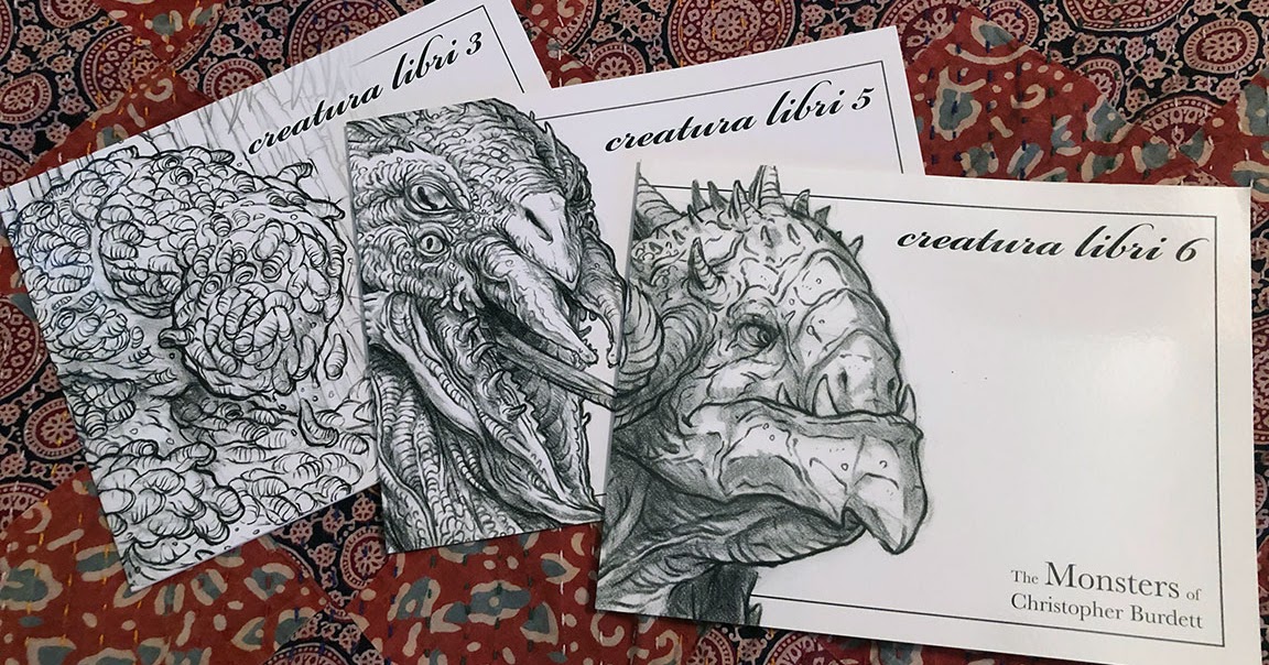 The DOODLES, DESIGNS, and aRT of CHRISTOPHER BURDETT HUGE Sketchbook SALE!