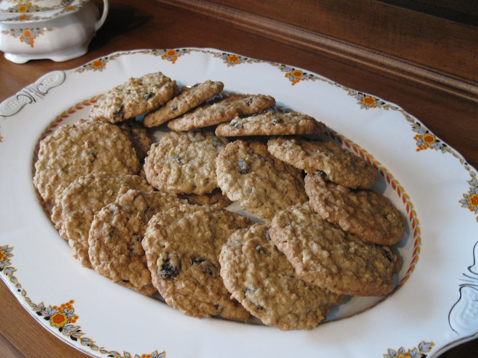 Ma cuisine...sans prétention Biscuits au gruau et raisins secs