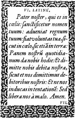 Pai Nosso em Latim Pai Nosso em Latim