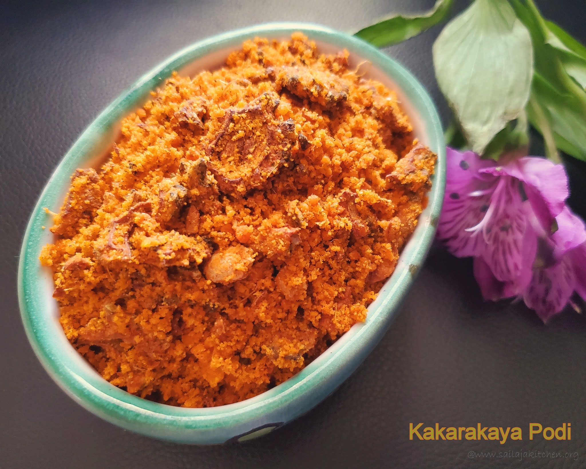 Sailaja Kitchen...A site for all food lovers! Kakarakaya Podi / Bitter