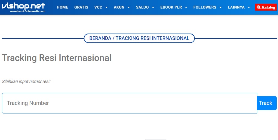 Contoh Script Html Widget Resi Internasional Untuk Wordpress Dan Blogspot