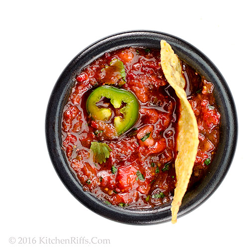 Kitchen Riffs StrawberryChipotle Salsa with Jalapeño
