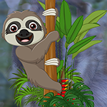 Play Games4King -  G4K Gleeful Sloth Escape Game