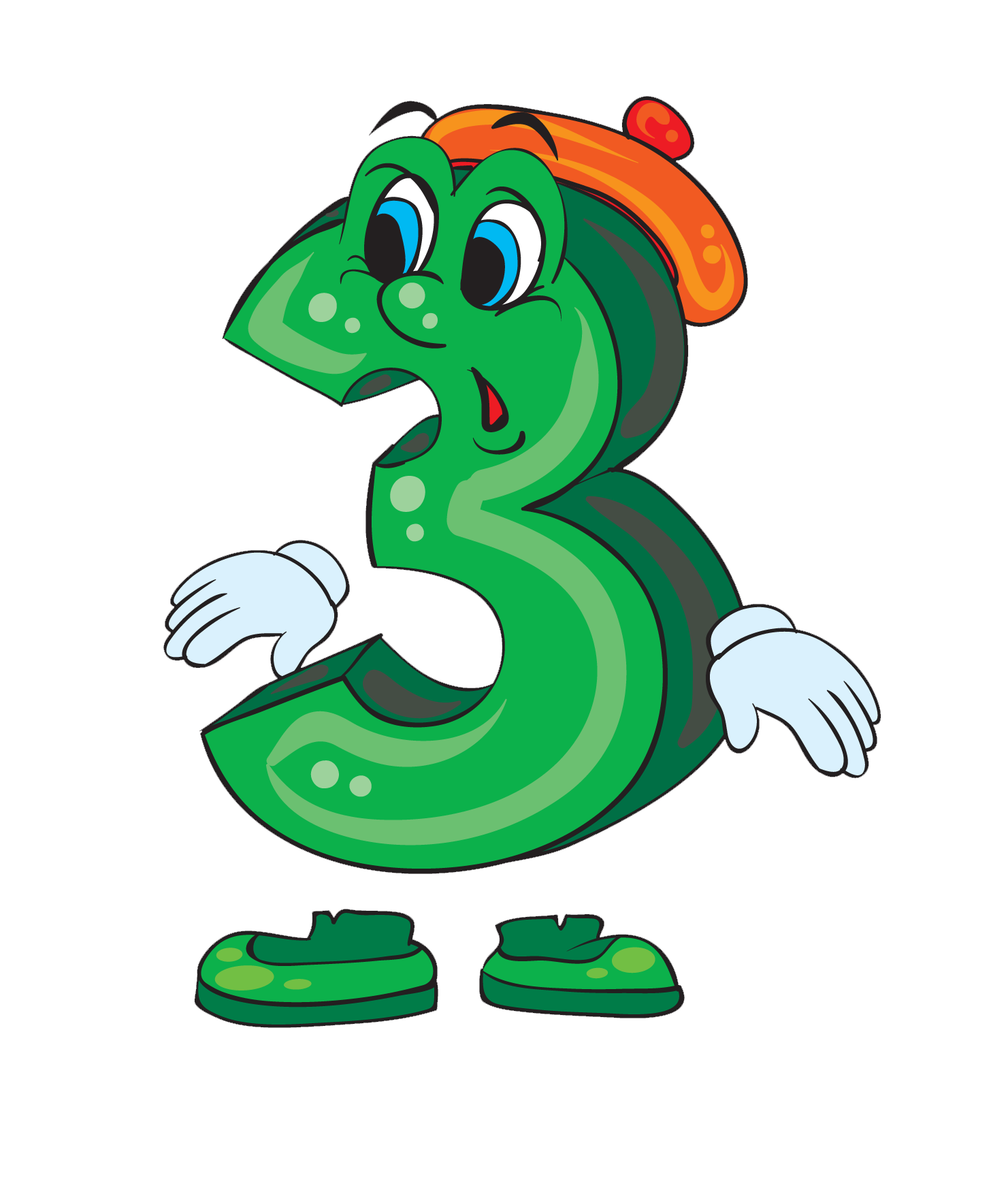 цифры мультяшки. цифры в виде человечков. веселый цифра три. цветные веселые цифры. цифры с глазками для детей 3.