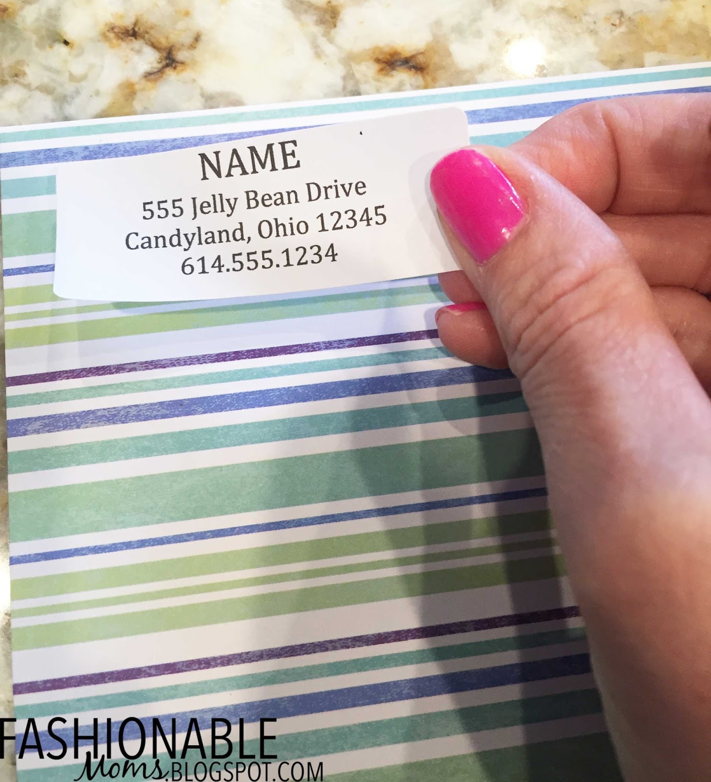 My Fashionable Designs Easy DIY Backpack Tags!