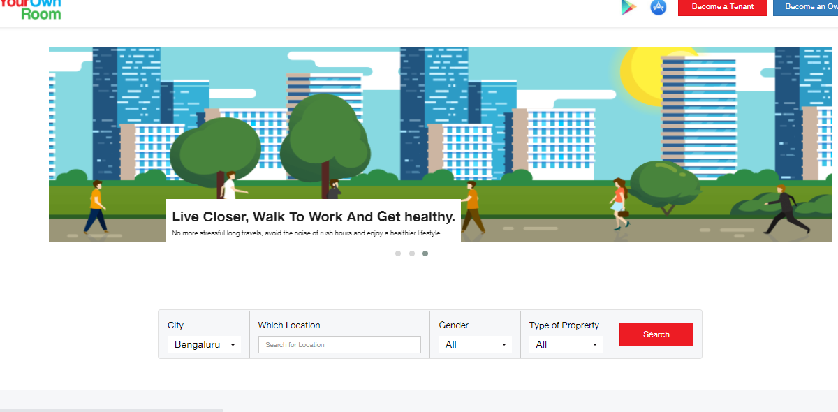 YourOwnRoom  Platform website developer developer