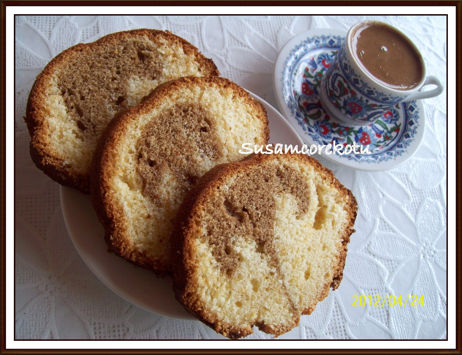TÜRK KAHVELİ KEK Susam Çörek Otu Denenmiş Tarifler
